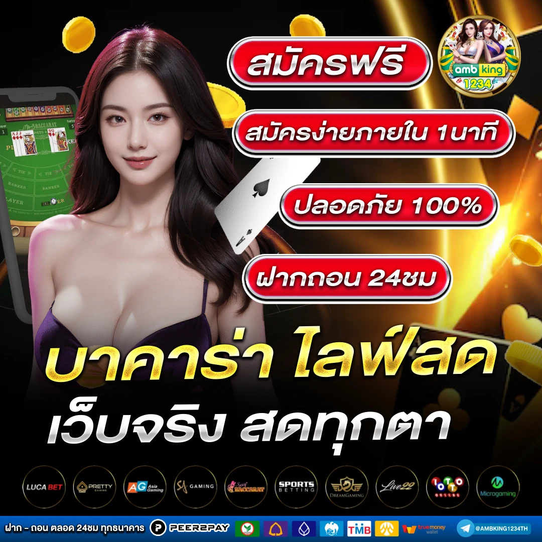ฝากถอนไม่มีขั้นต่ํา สล็อต - แบนเนอร์โปรโมชั่น