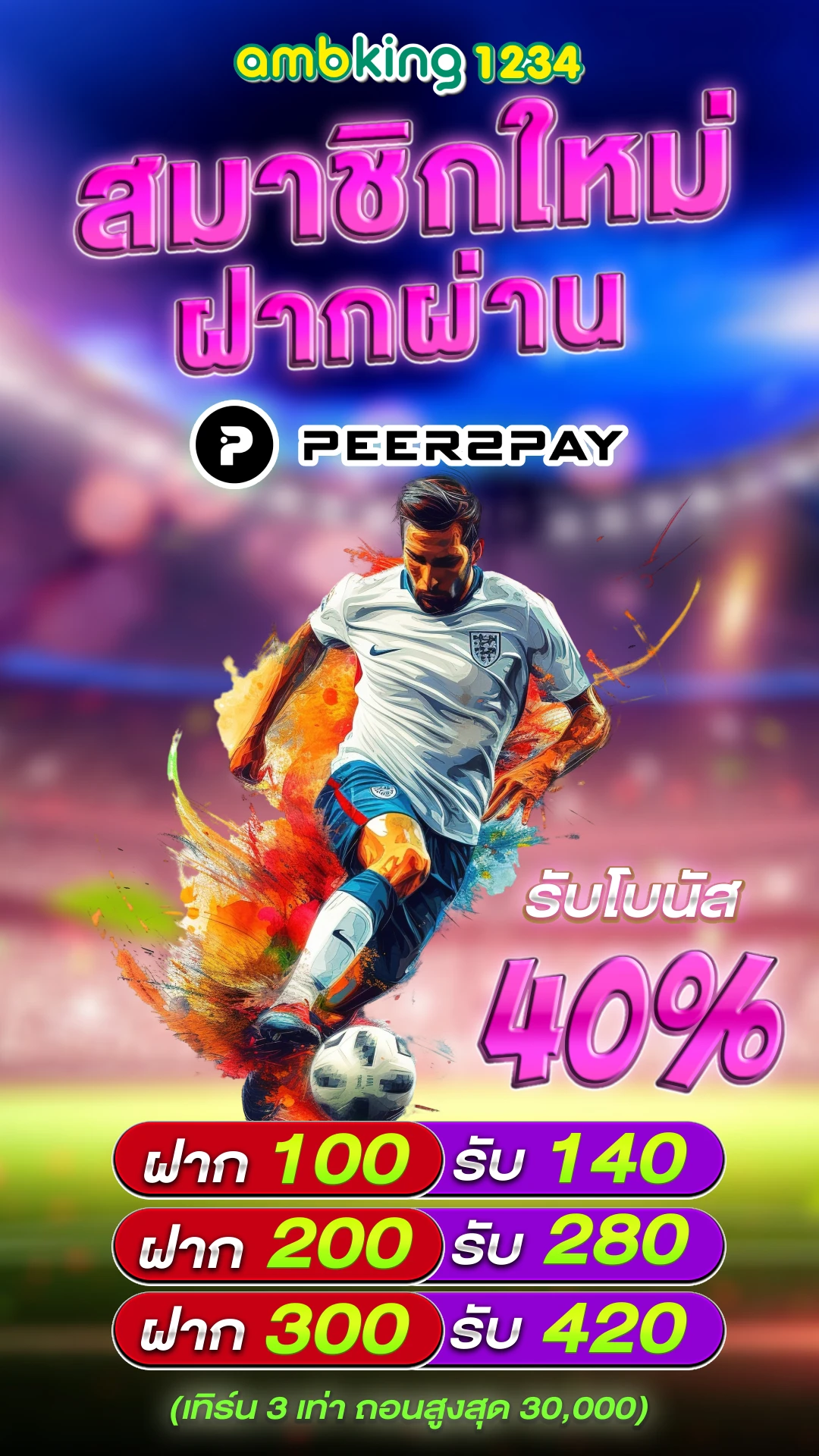 เว็บตรง สล็อต ฝากถอน ไม่มี ขั้นต่ำ 1 บาทก็ ถอนได้ - แบนเนอร์โปรโมชั่น